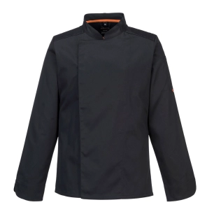 Veste Cuisine Meshair Pro L/S couleur : Noir taille XXL - PORTWEST