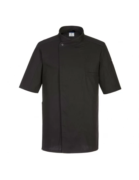 Veste de chef Surrey M/C couleur : Noir taille M - PORTWEST