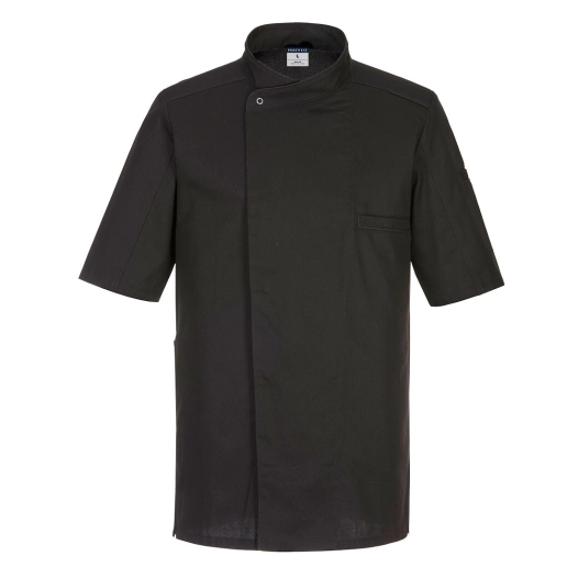 Veste de chef Surrey M/C couleur : Noir taille XXL - PORTWEST