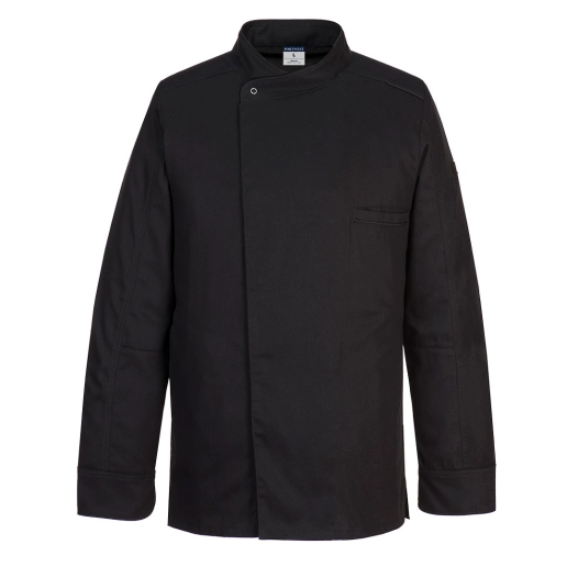 Veste de chef Surrey M/L couleur : Noir taille XL - PORTWEST