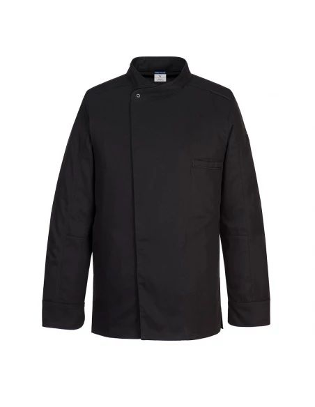 Veste de chef Surrey M/L couleur : Noir taille XL - PORTWEST