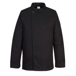 Veste de chef Surrey M/L couleur : Noir taille XXXL - PORTWEST