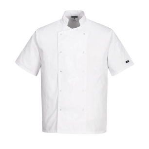 Veste de cuisine Cumbria couleur : Blanc taille L - PORTWEST