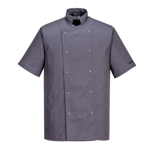 Veste de cuisine Cumbria couleur : Gris Ardoise taille S - PORTWEST