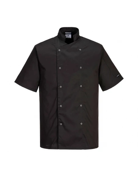 Veste de cuisine Cumbria couleur : Noir taille 4XL - PORTWEST