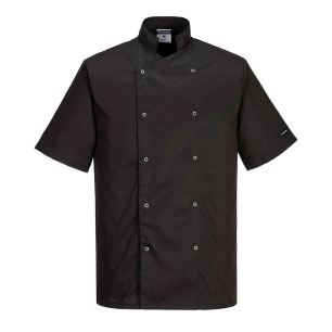Veste de cuisine Cumbria couleur : Noir taille XXXL - PORTWEST