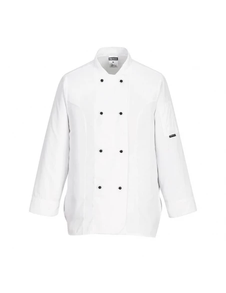 Veste de cuisine Femme Rachel couleur : Blanc taille XS - PORTWEST