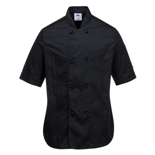 Veste de cuisine Femme Rachel couleur : Noir taille XXL - PORTWEST
