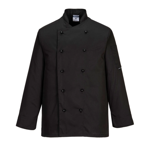 Veste de cuisine Somerset couleur : Noir taille S - PORTWEST