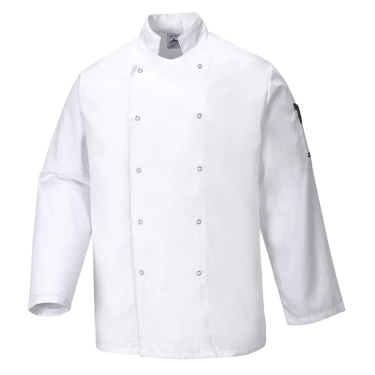 Veste de cuisine Suffolk couleur : Blanc taille XL - PORTWEST