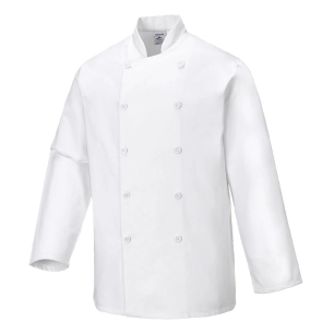 Veste de cuisine Sussex couleur : Blanc taille M - PORTWEST