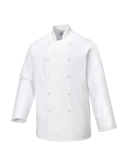 Veste de cuisine Sussex couleur : Blanc taille XXL - PORTWEST
