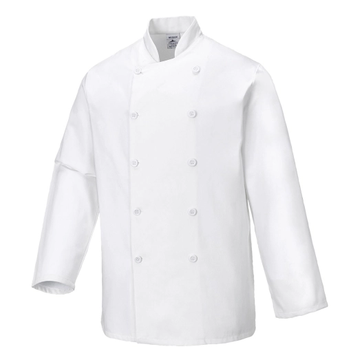 Veste de cuisine Sussex couleur : Blanc taille XXXL - PORTWEST