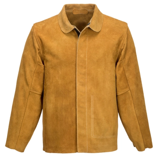 Veste de soudeur en cuir couleur : Bronze taille XXL - PORTWEST