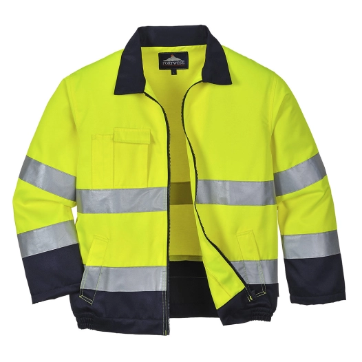 Veste Hi-Vis Madrid couleur : Jaune/Marine taille XXL - PORTWEST