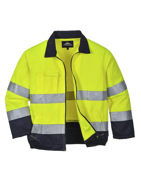 Veste Hi-Vis Madrid couleur : Jaune/Marine taille XXL - PORTWEST