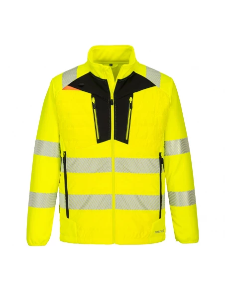 Veste hybride haute visibilité DX4 couleur : Jaune/Noir taille XXL - PORTWEST