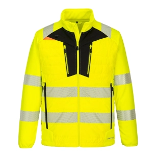 Veste hybride haute visibilité DX4 couleur : Jaune/Noir taille XXXL - PORTWEST