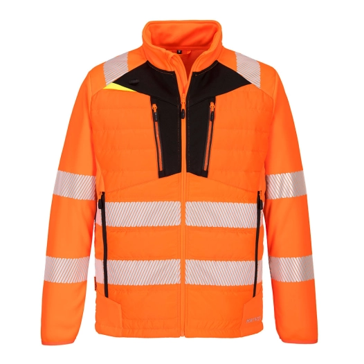Veste hybride haute visibilité DX4 couleur : Orange/Noir taille XXXL - PORTWEST
