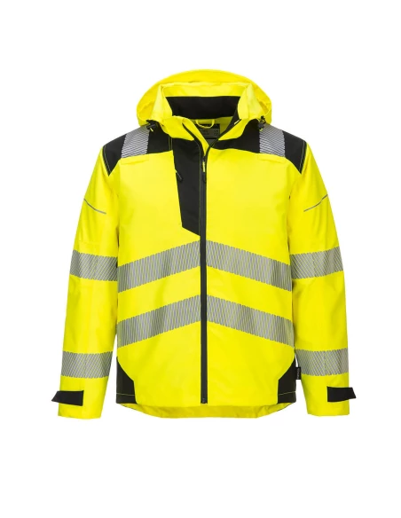 Veste Imper-Respirante Extreme PW3 couleur : Jaune/Noir taille 4XL - PORTWEST