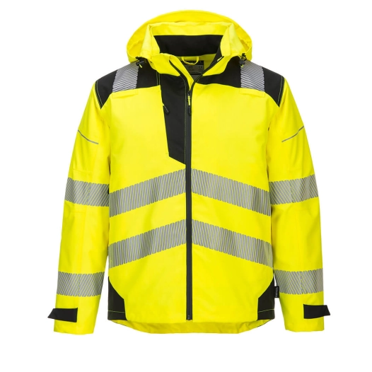 Veste Imper-Respirante Extreme PW3 couleur : Jaune/Noir taille XXXL - PORTWEST