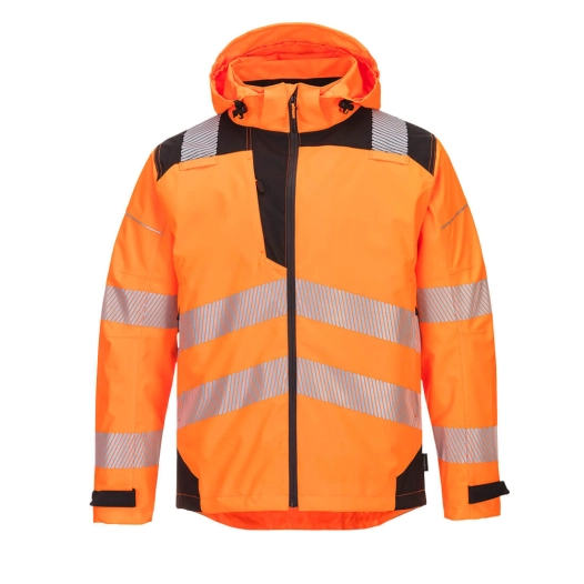 Veste Imper-Respirante Extreme PW3 couleur : Orange/Noir taille M - PORTWEST