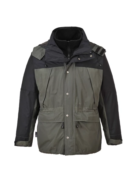 Veste respirante Orkney 3 en 1 couleur : Gris taille 4XL - PORTWEST