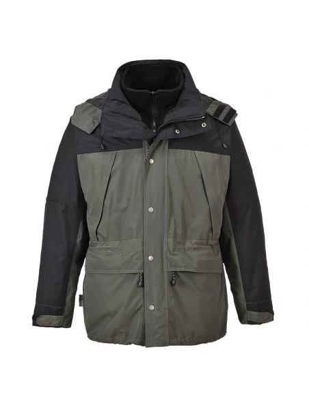Veste respirante Orkney 3 en 1 couleur : Gris taille M - PORTWEST