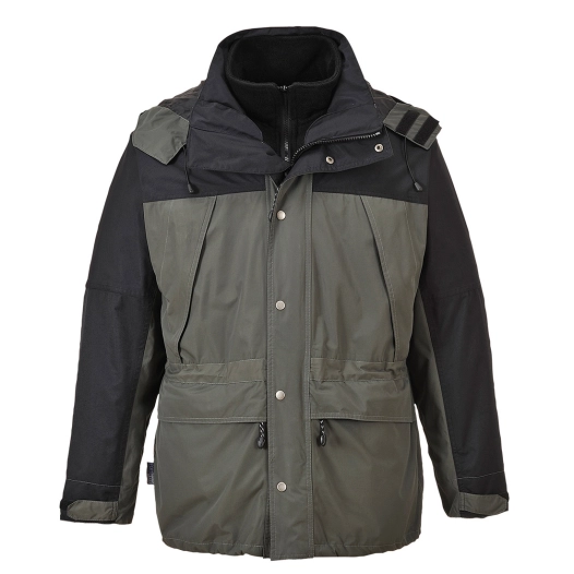 Veste respirante Orkney 3 en 1 couleur : Gris taille XL - PORTWEST