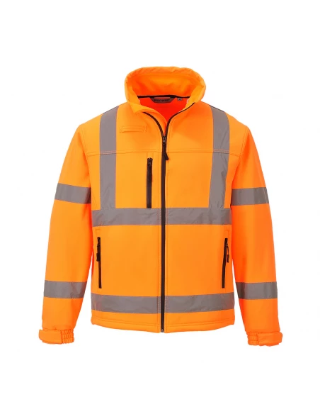 Veste softshell Classic Hi-Vis (3 couches) couleur : Orange taille L - PORTWEST