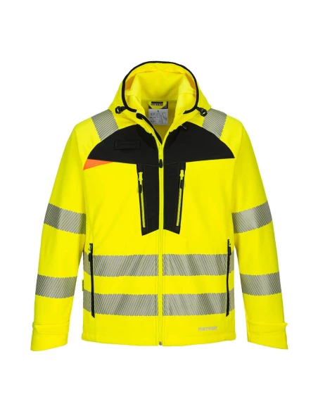 Veste Softshell HV DX4 couleur : Jaune/Noir taille XXXL - PORTWEST