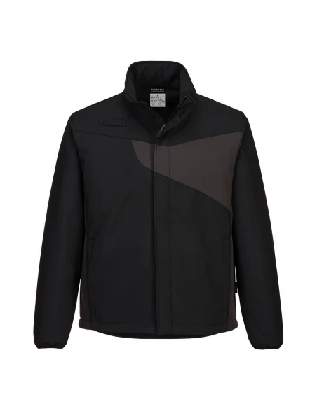 Veste Softshell PW2 (2 couches) couleur : Noir/ Zoom Gris taille XXXL - PORTWEST