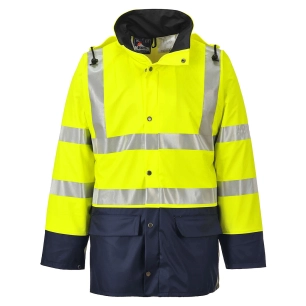 Veste de pluie Bicolore Sealtex™ Ultra couleur : Jaune/Marine taille M - PORTWEST