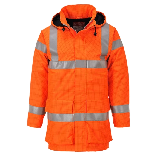 Veste de pluie hi-vis multi lite Bizflame couleur : Orange taille XL - PORTWEST