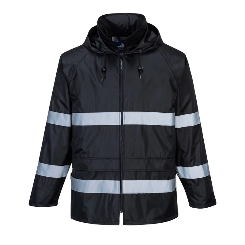 Veste de pluie IONA Classic couleur : Noir taille 4XL - PORTWEST