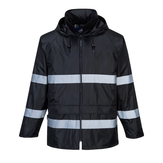 Veste de pluie IONA Classic couleur : Noir taille XL - PORTWEST