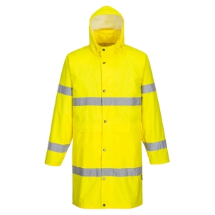 Manteau de pluie Hivis 100cm couleur : Jaune taille XL - PORTWEST
