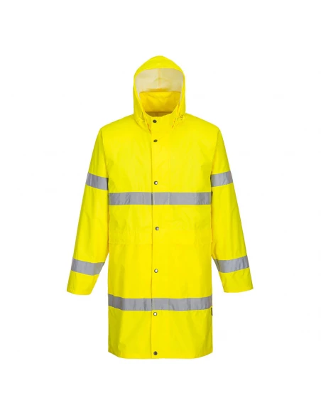 Manteau de pluie Hivis 100cm couleur : Jaune taille XXXL - PORTWEST