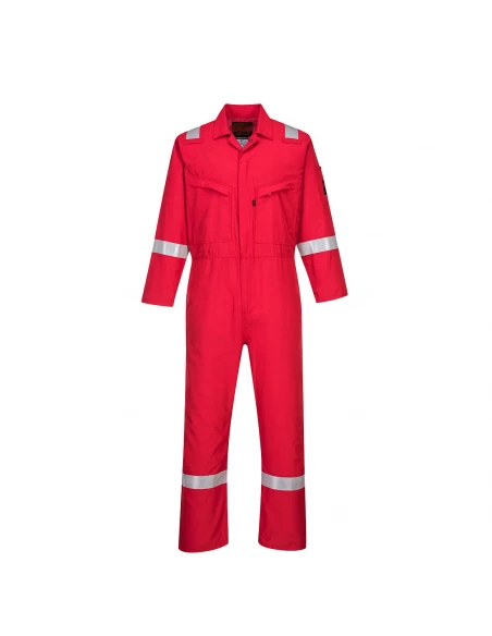 Combinaison Araflame Silver couleur : Rouge taille 38 - PORTWEST