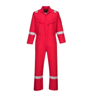 Combinaison Araflame Silver couleur : Rouge taille 54 - PORTWEST