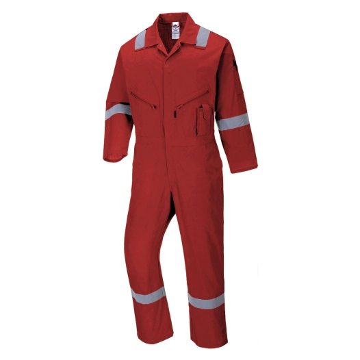 Combinaison coton Iona couleur : Rouge taille M - PORTWEST