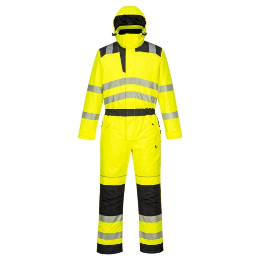 Combinaison d'hiver PW3 haute visibilité couleur : Jaune/Noir taille L - PORTWEST