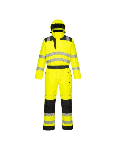 Combinaison d'hiver PW3 haute visibilité couleur : Jaune/Noir taille XXXL - PORTWEST