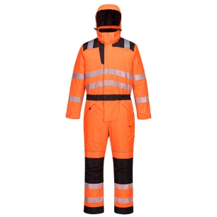 Combinaison d'hiver PW3 haute visibilité couleur : Orange/Noir taille XL - PORTWEST