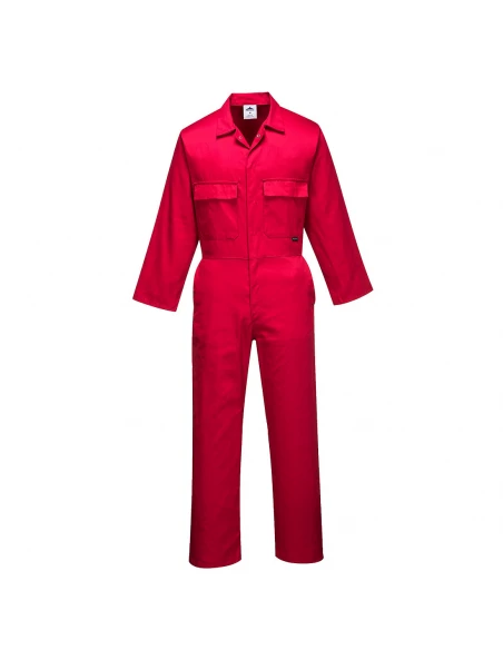 Combinaison Euro Work couleur : Rouge taille M - PORTWEST