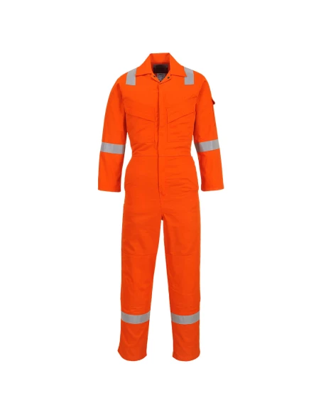 Combinaison FR Legère Antistatique 280g couleur : Orange taille 4XL - PORTWEST