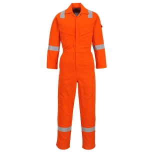 Combinaison FR Legère Antistatique 280g couleur : Orange taille M - PORTWEST