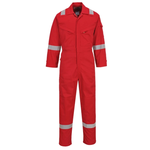 Combinaison FR Legère Antistatique 280g couleur : Rouge taille XL - PORTWEST