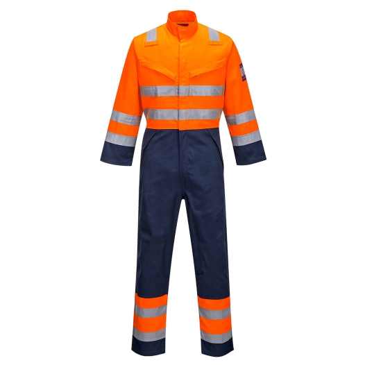 Combinaison HV Modflame RIS Marine/Orange couleur : Orange/Marine taille L - PORTWEST