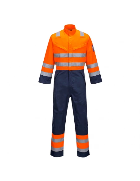 Combinaison HV Modflame RIS Marine/Orange couleur : Orange/Marine taille L - PORTWEST